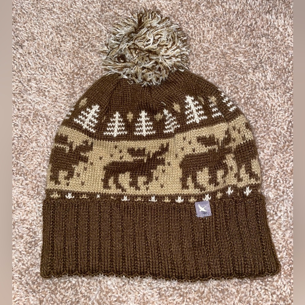 Eddie Bauer moose beanie